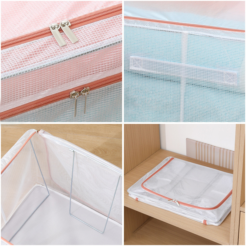 Faltbare, durchsichtige PVC-Aufbewahrungsbox mit großem Fassungsvermögen Faltbare, durchsichtige PVC-Aufbewahrungsbox mit großem Fassungsvermögen