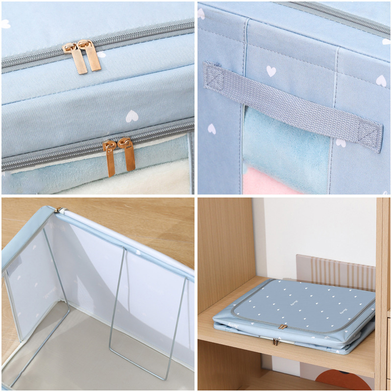 Gabardine Stapelbare Aufbewahrungs-Organizer-Box für Kleidung