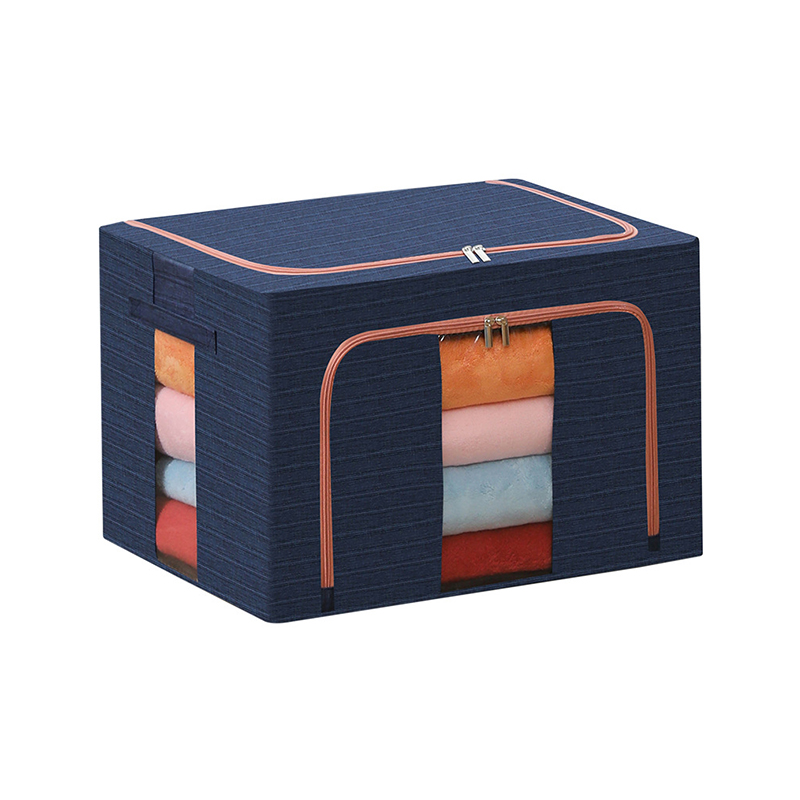 Faltbare Aufbewahrungsbox aus kationischem Stahl mit Fenster