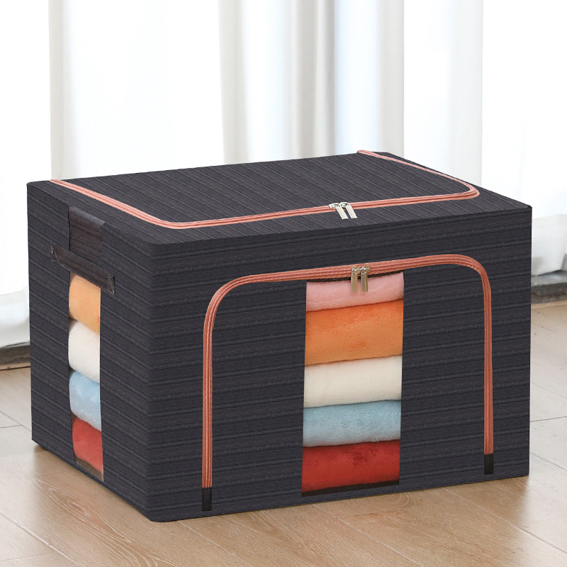 Faltbare Aufbewahrungsbox aus kationischem Stahl mit Fenster Faltbare Aufbewahrungsbox aus kationischem Stahl mit Fenster