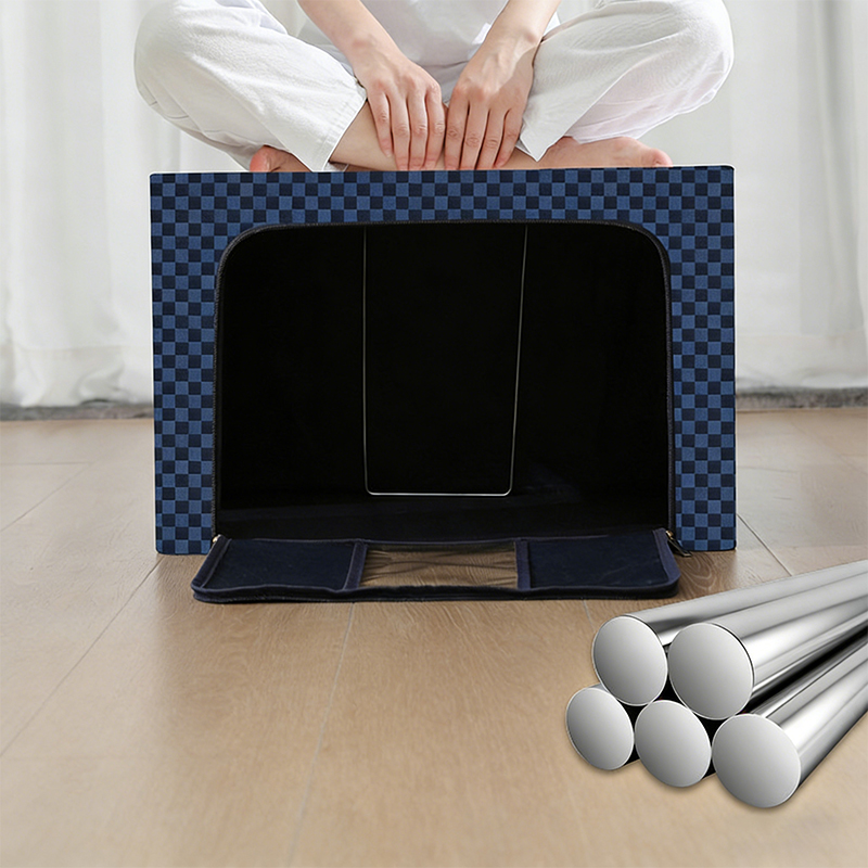 Dicke, zusammenklappbare Aufbewahrungsbox aus Jacquardstoff Dicke, zusammenklappbare Aufbewahrungsbox aus Jacquardstoff