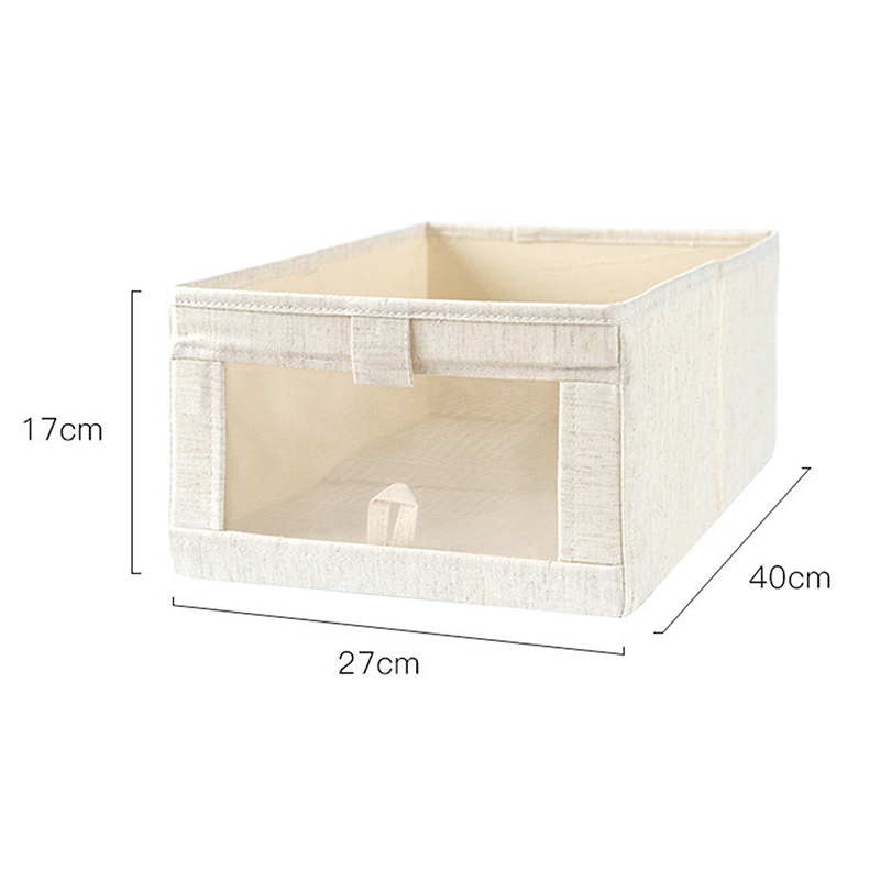 Stoff Klappschublade Kleider Aufbewahrungsbox für Schrank Stoff Klappschublade Kleider Aufbewahrungsbox für Schrank