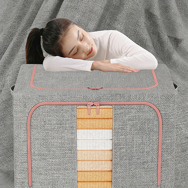 Organizer für Aufbewahrungsboxen aus Baumwollleinen für den Haushalt Organizer für Aufbewahrungsboxen aus Baumwollleinen für den Haushalt